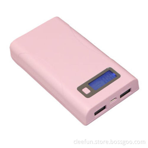 Latest 6,000mAh power bank with LCD screen show the power accurately, dual USB port